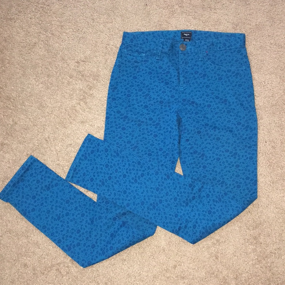 GAP kids turquoise pants